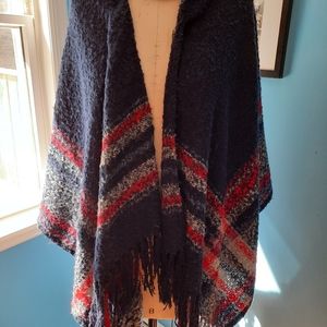 Great oversize poncho wrap.